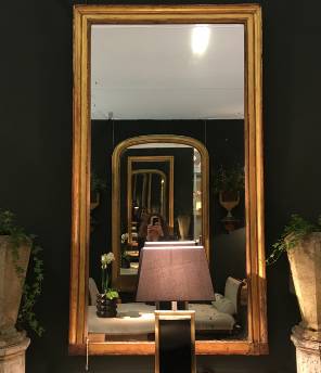 A French 19th Century Water Gilded Mirror 